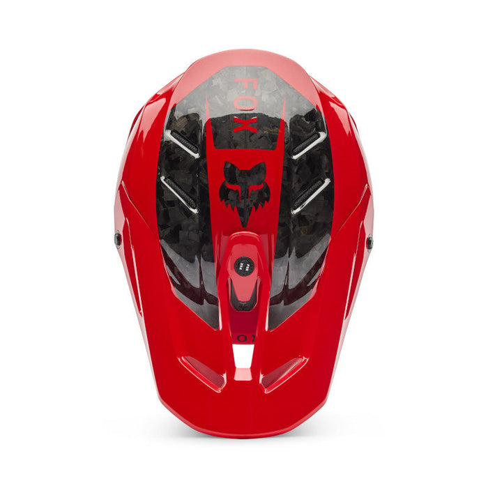 Fox V3 RS Fracture Helmet FLO RED Fox