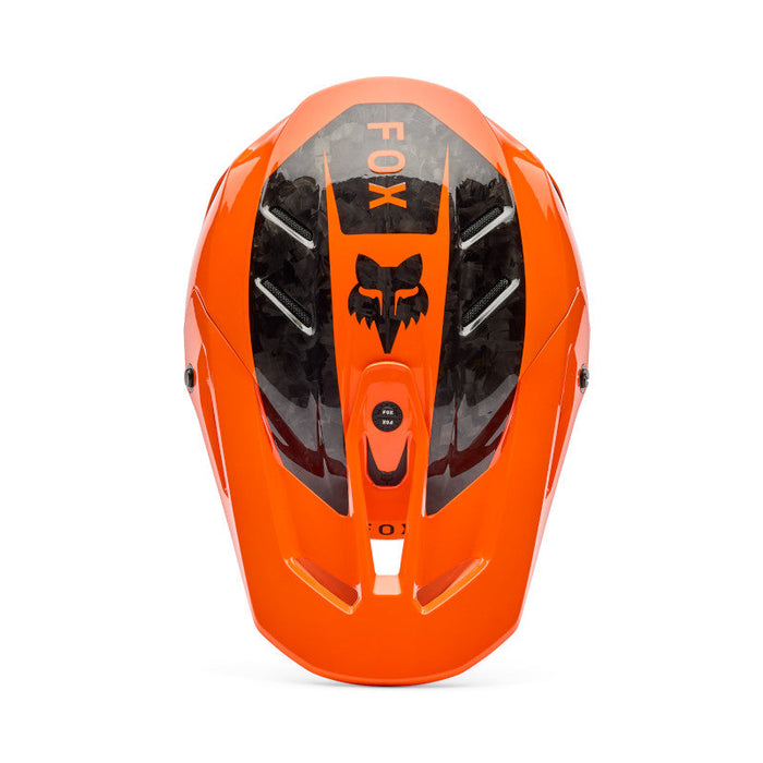 Fox V3 RS Fracture Helmet FLO ORG Fox