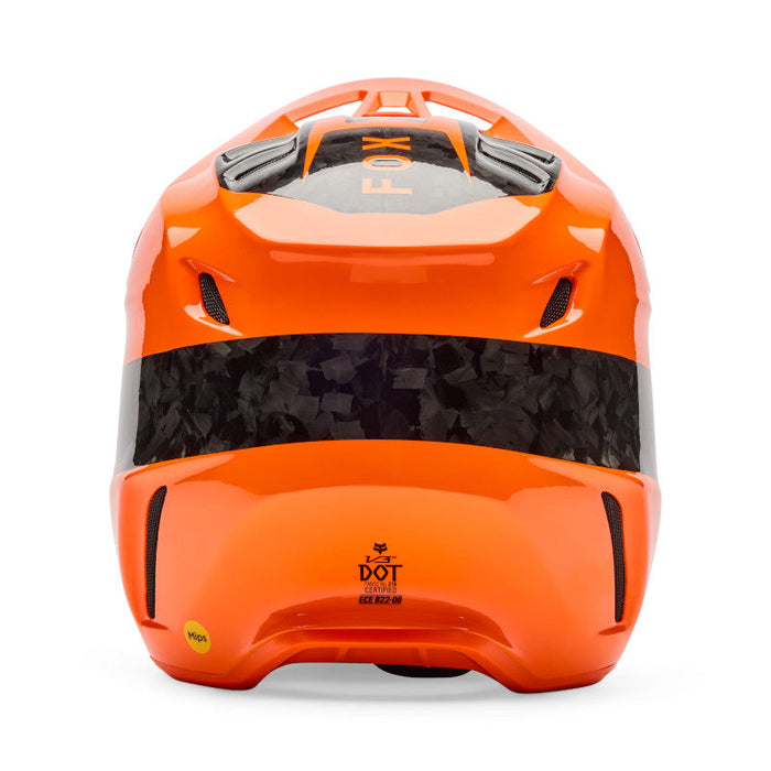 Fox V3 RS Fracture Helmet FLO ORG Fox
