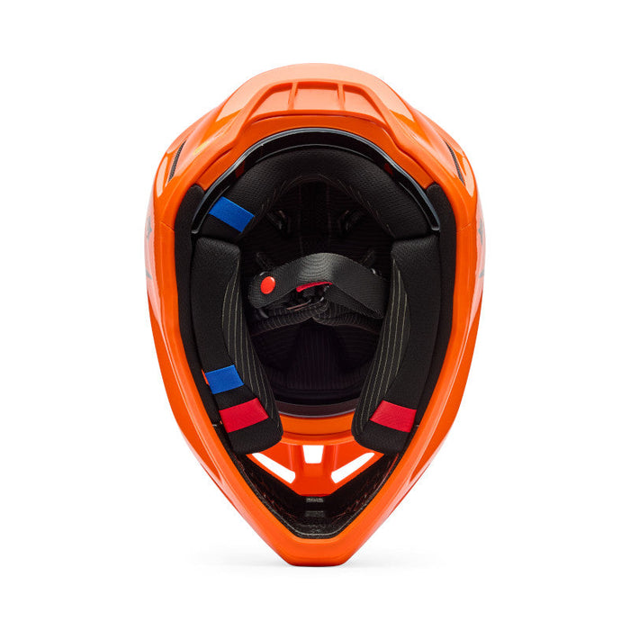 Fox V3 RS Fracture Helmet FLO ORG Fox