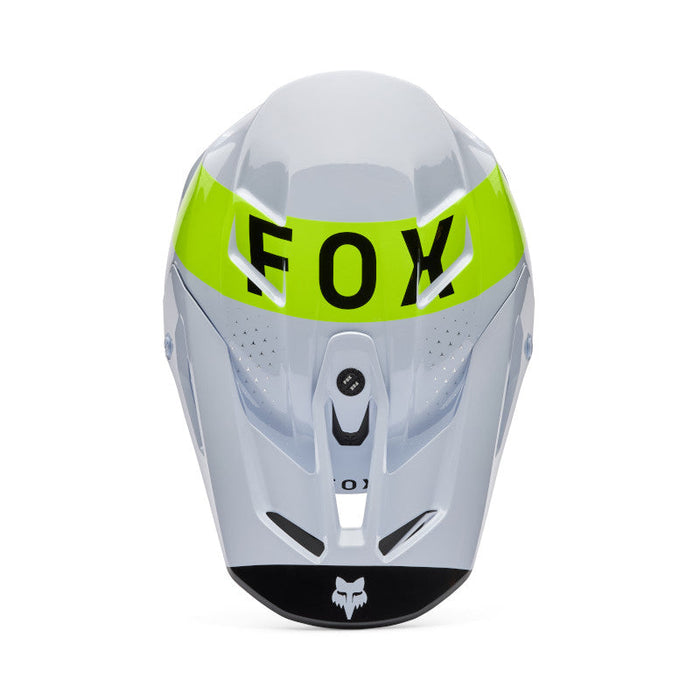 Fox V3 Tine Helmet WHT Fox