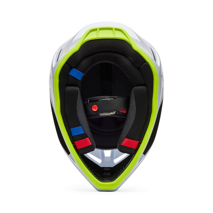 Fox V3 Tine Helmet WHT Fox