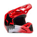 Fox V1 Shield Helmet FLO RED Fox