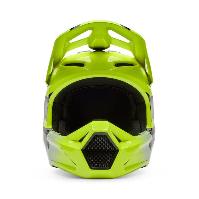 Fox V1 Shield Helmet FLO YLW Fox