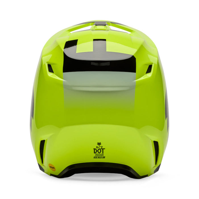 Fox V1 Shield Helmet FLO YLW Fox