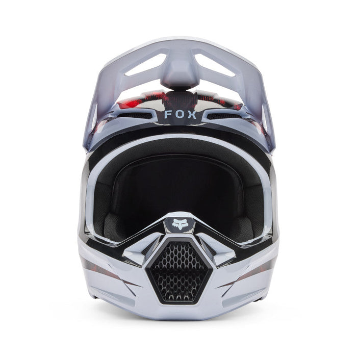Fox V1 Kairos Helmet WHT/FLO RED Fox