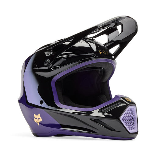 Fox V3 Drip Helmet BLK/PUR Fox
