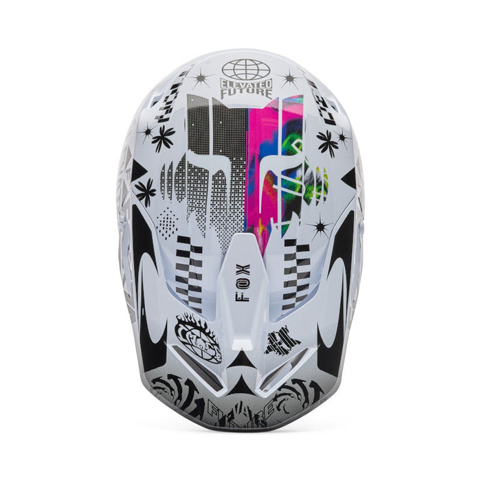 Fox V1 Image Cosmo Helmet WHT/BLK Fox