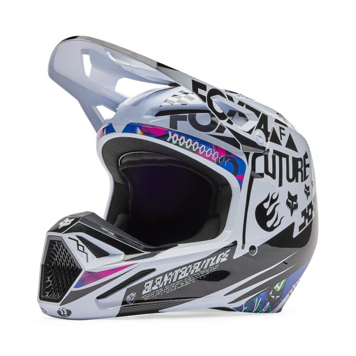 Fox V1 Image Cosmo Helmet WHT/BLK Fox