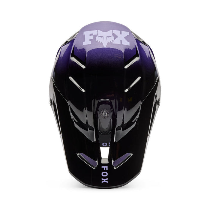 Fox Yth V3 Spire Helmet - Black/Purple