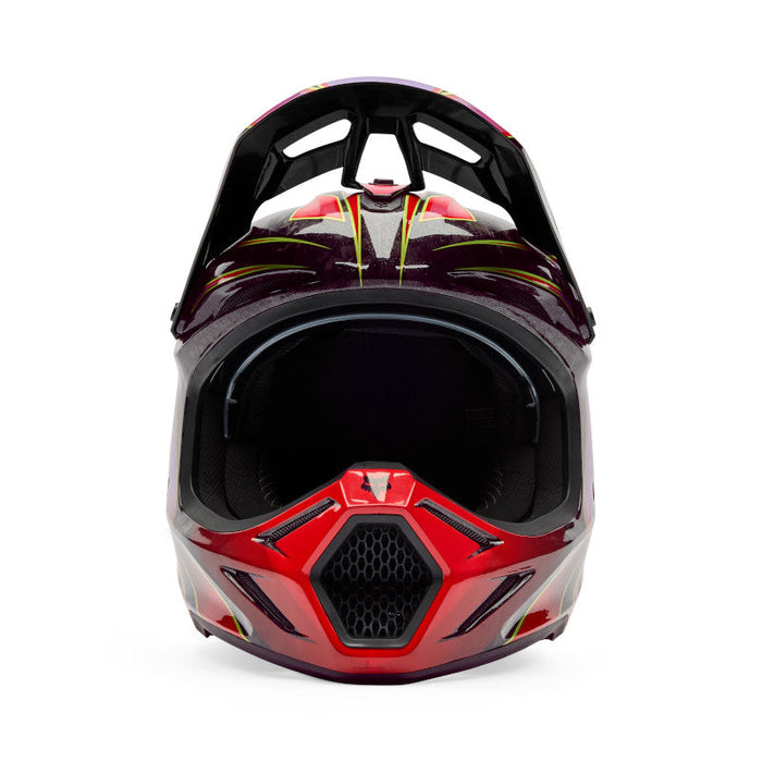Fox V3 Rs Canvas Helmet - Red