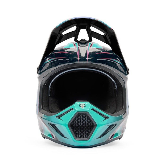 Fox V3 Rs Canvas Helmet - Aqua