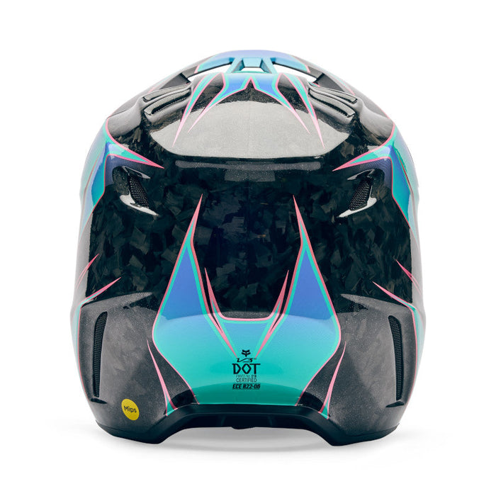 Fox V3 RS Canvas Helmet AQU Fox