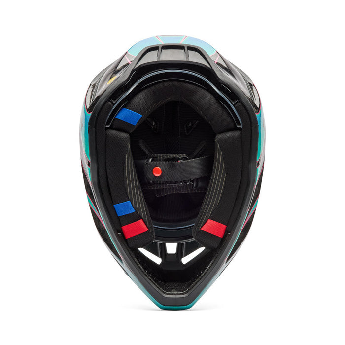 Fox V3 RS Canvas Helmet AQU Fox