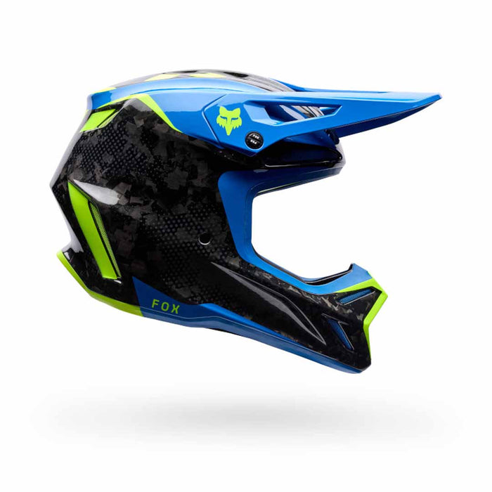 Fox V3 Rs Tactile Helmet - BluJewel