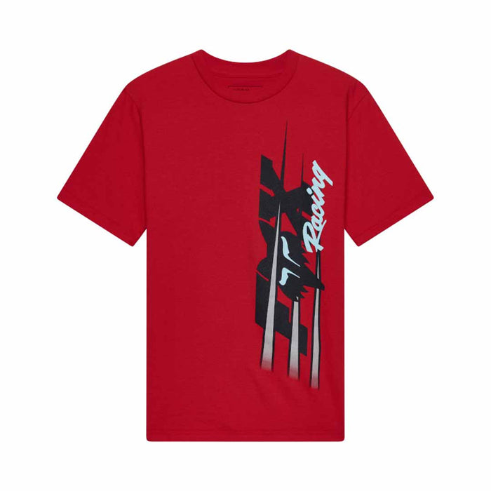 Fox Yth Apex Ss Tee - Tibetan Red