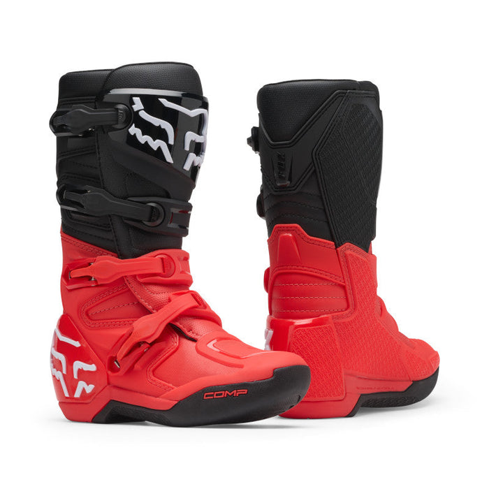 Fox Yth Comp Boot - Red