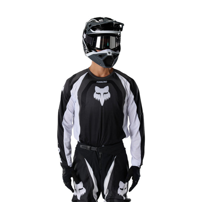 Fox 180 Frame Jersey Extd Sizes - Blk