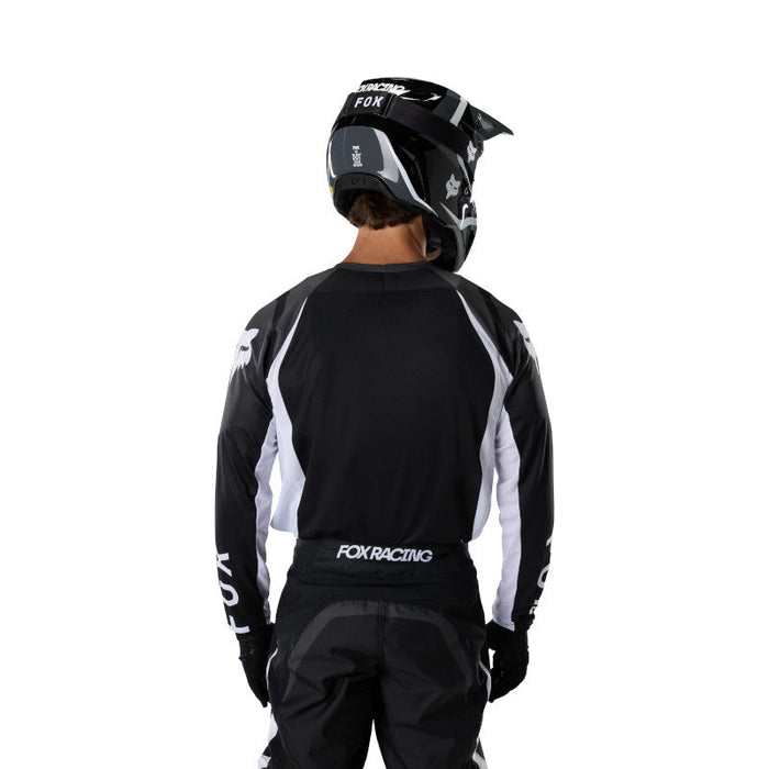 Fox 180 Frame Jersey Extd Sizes - Blk