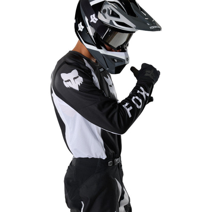 Fox 180 Frame Jersey Extd Sizes - Blk