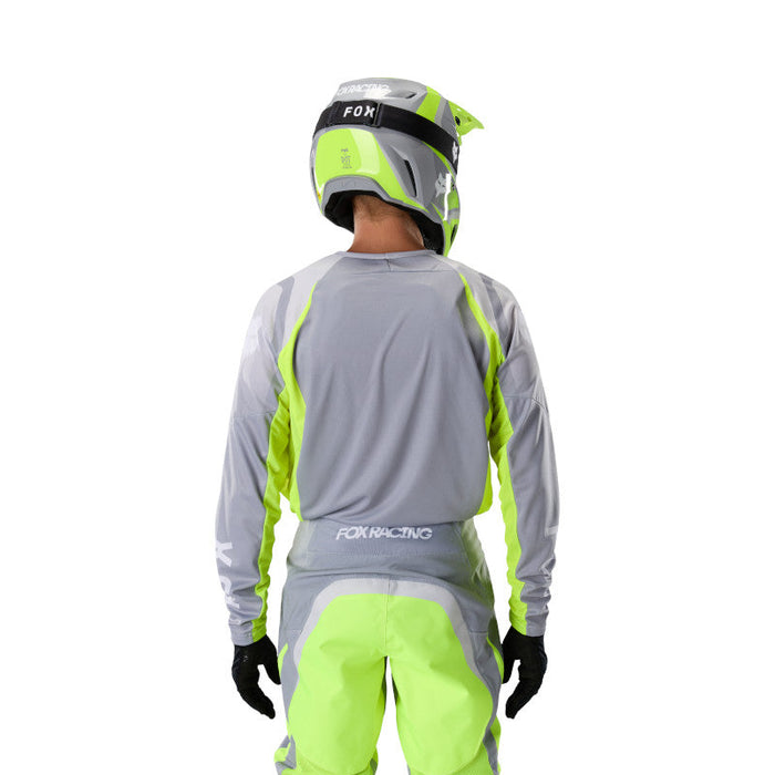 Fox 180 Frame Jersey Extd Sizes - GryYlw