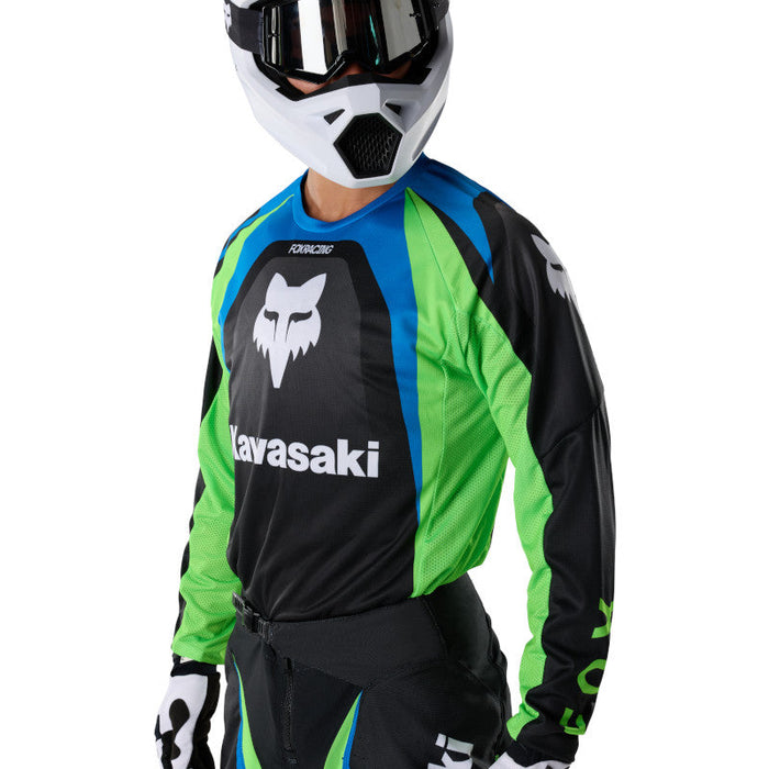 Fox 180 Kawasaki Jersey - Blk