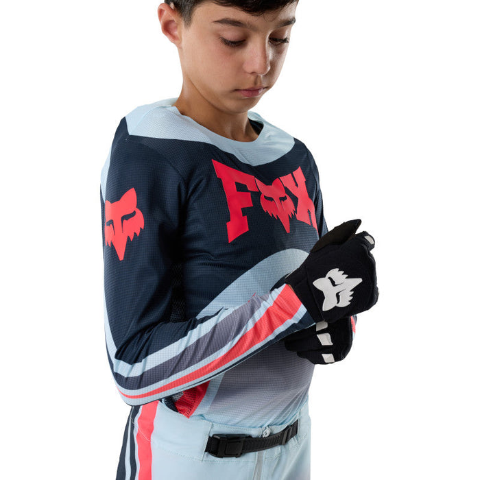 Fox Yth Flexair Arc Jersey - IceBlu