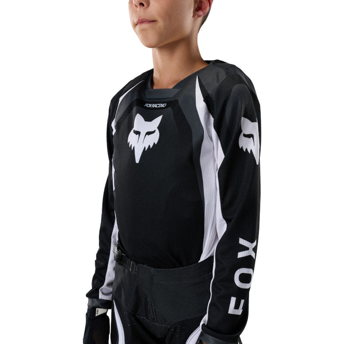 Fox Yth 180 Frame Jersey - Blk