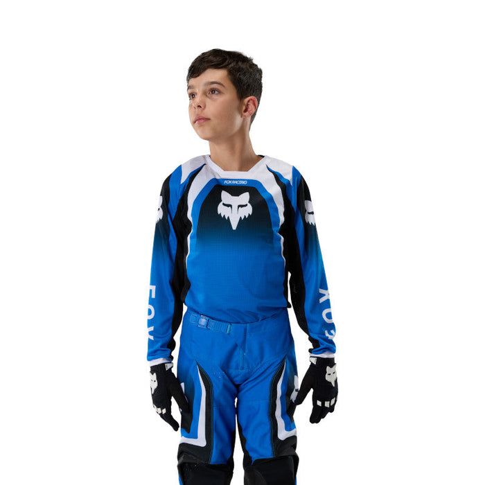 Fox Yth 180 Frame Jersey - Blu
