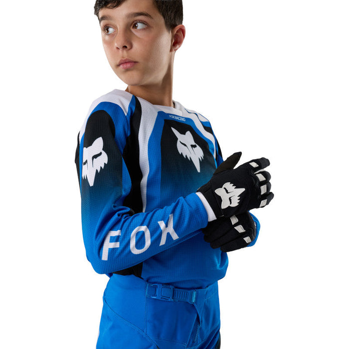 Fox Yth 180 Frame Jersey - Blu