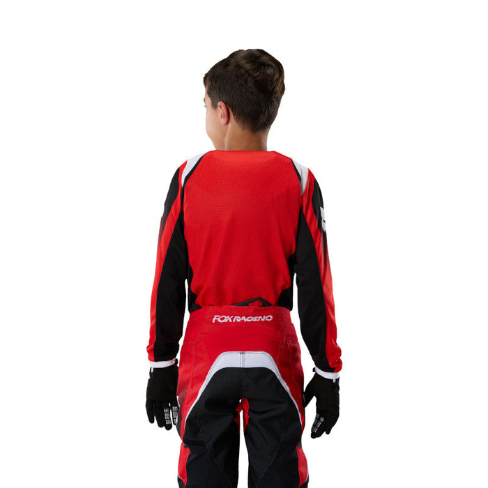 Fox Yth 180 Frame Jersey - Red