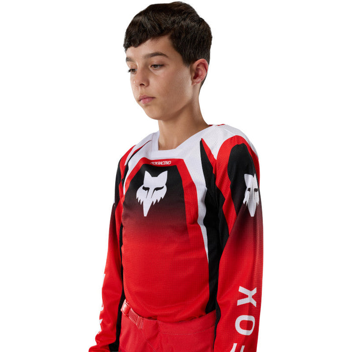 Fox Yth 180 Frame Jersey - Red