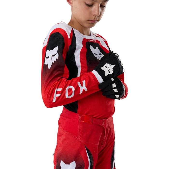 Fox Yth 180 Frame Jersey - Red
