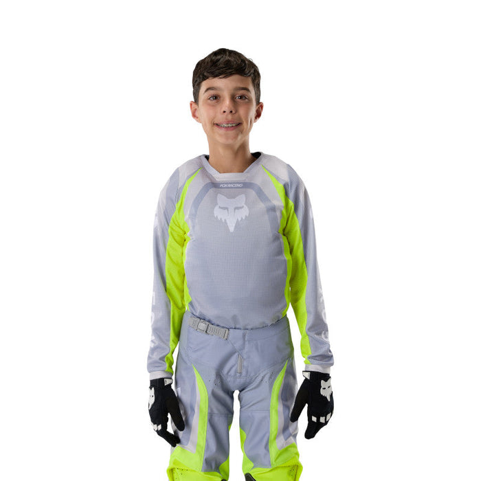 Fox Yth 180 Frame Jersey - GryYlw