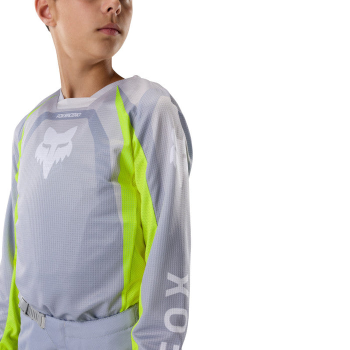 Fox Yth 180 Frame Jersey - GryYlw