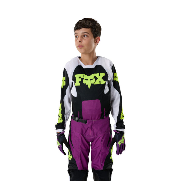 Fox Yth 180 Raid Jersey - PUR LVA