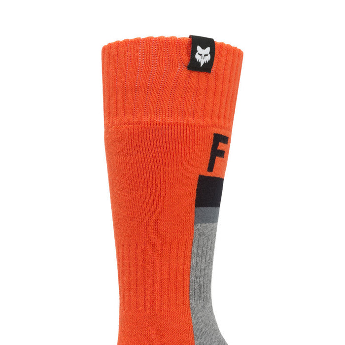 Fox Yth 180 Core Sock - Org