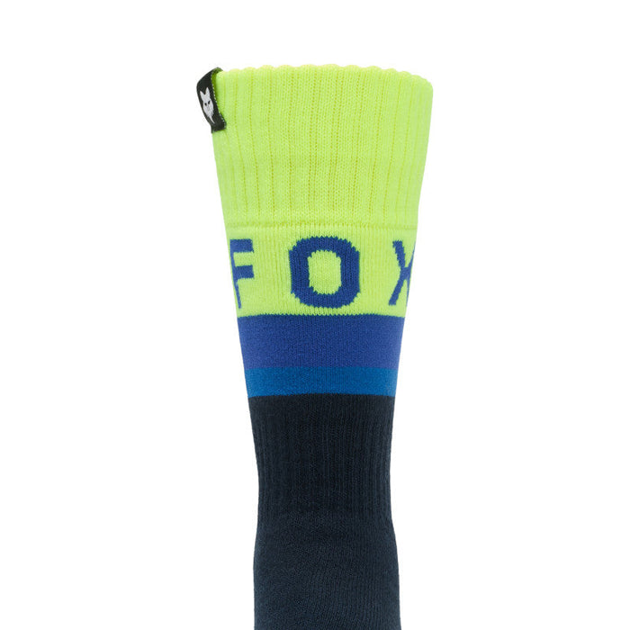 Fox Yth 180 Core Sock - HV YLW