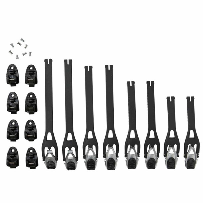 Fox Comp5/5Y/3Y Buckl/Strap Kit8Pc - Blk
