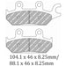 Ferodo Brake Pads FDB23 Ferodo