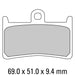 Ferodo Brake Pads FDB60 Ferodo