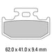Ferodo Brake Pads FDB65 Ferodo