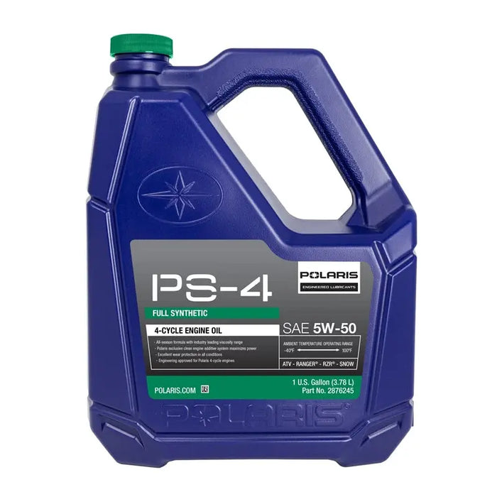 Full Synthetic 5W50 All Season Engine Oil 4 Stroke 1 Gallon Polaris