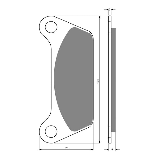 GOLDfren Brake Pads Sintered Sports GF061 - S3 (P137)