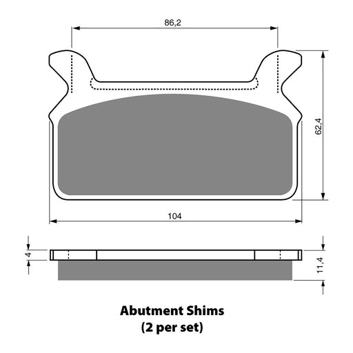 GOLDfren Brake Pads Sintered Sports GF063 - S3 (PH157)