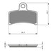 GOLDfren Brake Pads GF143 - K5