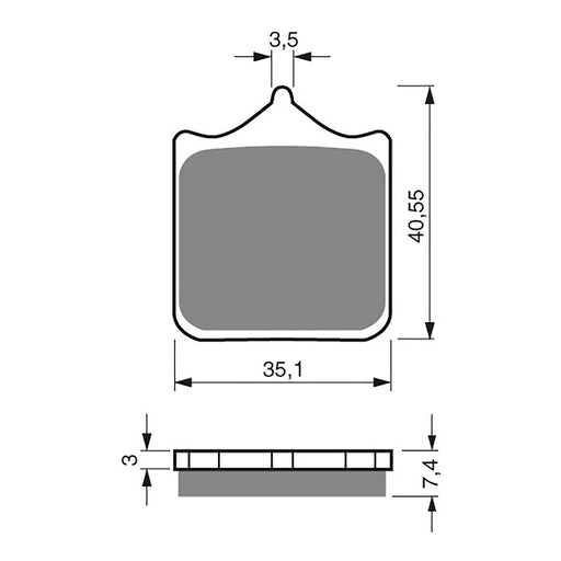 GOLDfren Brake Pads Sintered Sports GF177 - S3 ( PH294 )