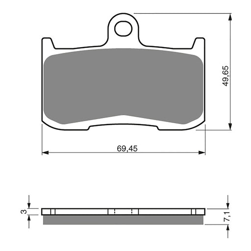 GOLDfren Brake Pads Sintered Sports GF207 - S3 ( PH307 )