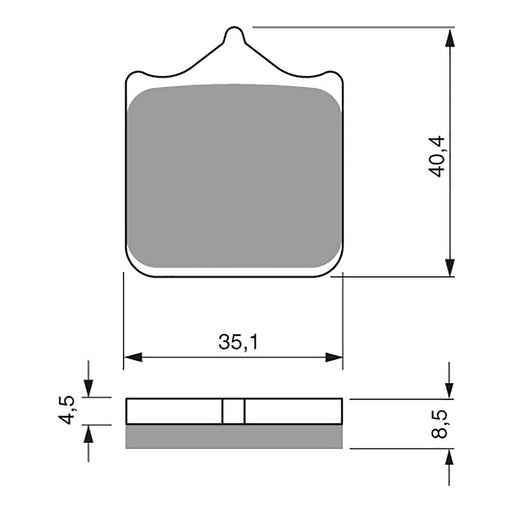 GOLDfren Brake Pads Sintered Sports GF304 - S3 ( PH438 )