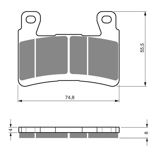 GOLDfren Brake Pads GF324 - S33
